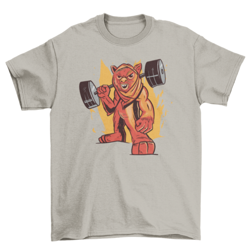 EverStrong Retro Powerlifting Ewok Tee